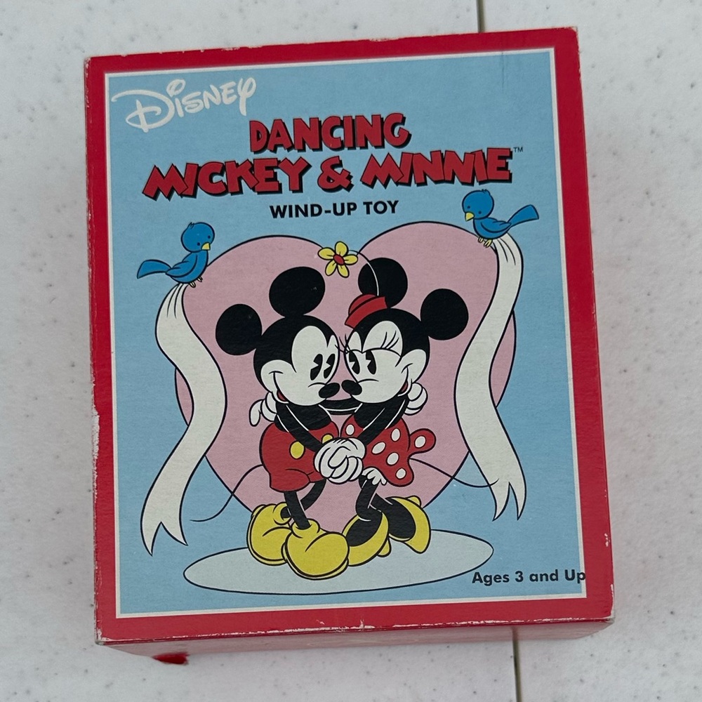 Dancing Mickey and Minnie Mouse Windup Toy